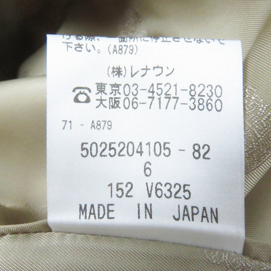 Aquascutum Jacket cotton light beige White label Women 6 Used Authentic
