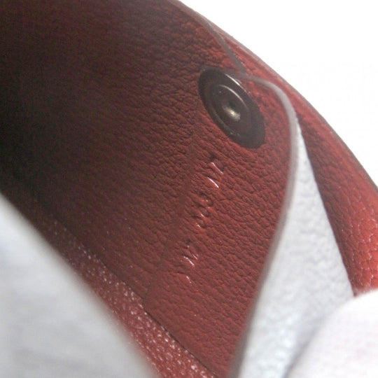 HERMES Coin case Main�FEpsom white Bastia mens(Unisex) Used Authentic