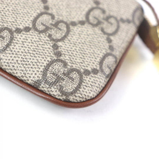 GUCCI Coin case 447964 Main: PVC, Part: Leather beige mens(Unisex) Used Authentic