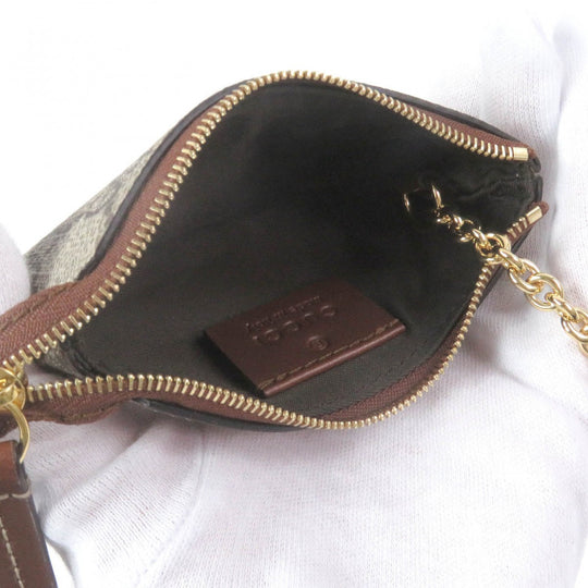 GUCCI Coin case 447964 Main: PVC, Part: Leather beige mens(Unisex) Used Authentic