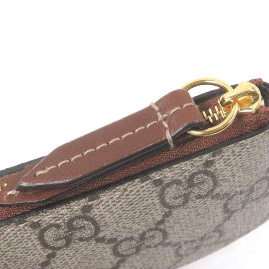 GUCCI Coin case 447964 Main: PVC, Part: Leather beige mens(Unisex) Used Authentic