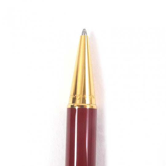 CARTIER Ballpoint pen metal Bordeaux Cartier Double Logo Trinity Do mens Used Authentic