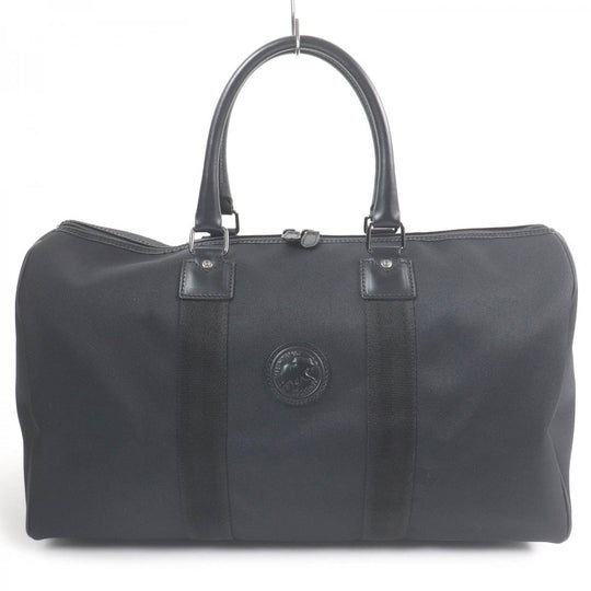 HUNTING WORLD Boston Duffel bag Main: Canvas, Part: Leather black Safari Today mens Used Authentic