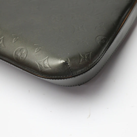 LOUIS VUITTON Shoulder Bag M55152 Monogram Matte Leather Noir mat Webster Street Women Used Authentic