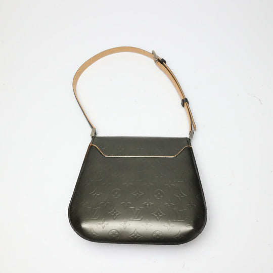 LOUIS VUITTON Shoulder Bag M55152 Monogram Matte Leather Noir mat Webster Street Women Used Authentic