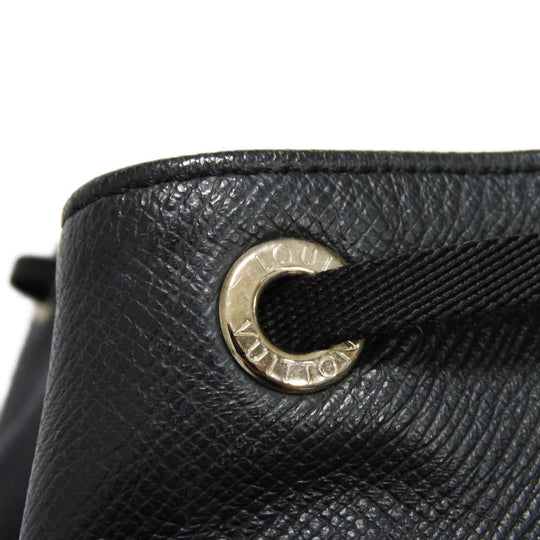 LOUIS VUITTON Backpack M30417 Taiga Leather x Monogram Eclipse Canvas Noir Taigarama monogram Eclipse Day pack