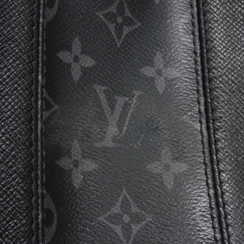 LOUIS VUITTON Backpack M30417 Taiga Leather x Monogram Eclipse Canvas Noir Taigarama monogram Eclipse Day pack