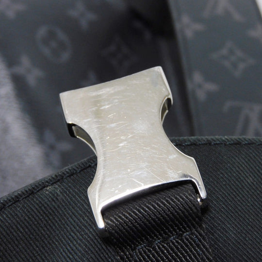 LOUIS VUITTON Backpack M30417 Taiga Leather x Monogram Eclipse Canvas Noir Taigarama monogram Eclipse Day pack