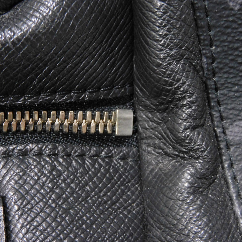 LOUIS VUITTON Backpack M30417 Taiga Leather x Monogram Eclipse Canvas Noir Taigarama monogram Eclipse Day pack