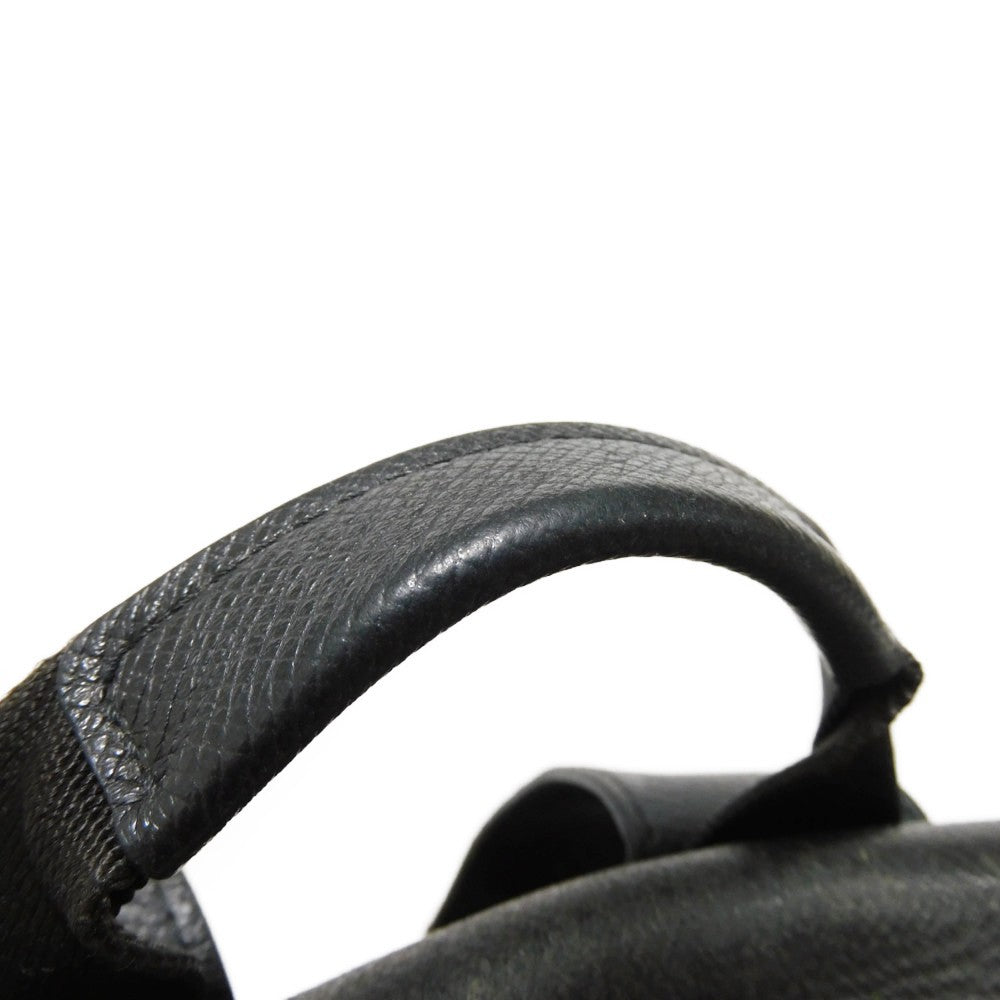LOUIS VUITTON Backpack M30417 Taiga Leather x Monogram Eclipse Canvas Noir Taigarama monogram Eclipse Day pack