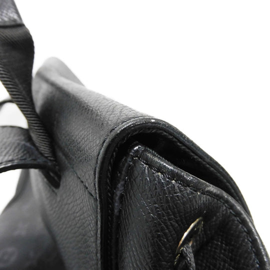 LOUIS VUITTON Backpack M30417 Taiga Leather x Monogram Eclipse Canvas Noir Taigarama monogram Eclipse Day pack