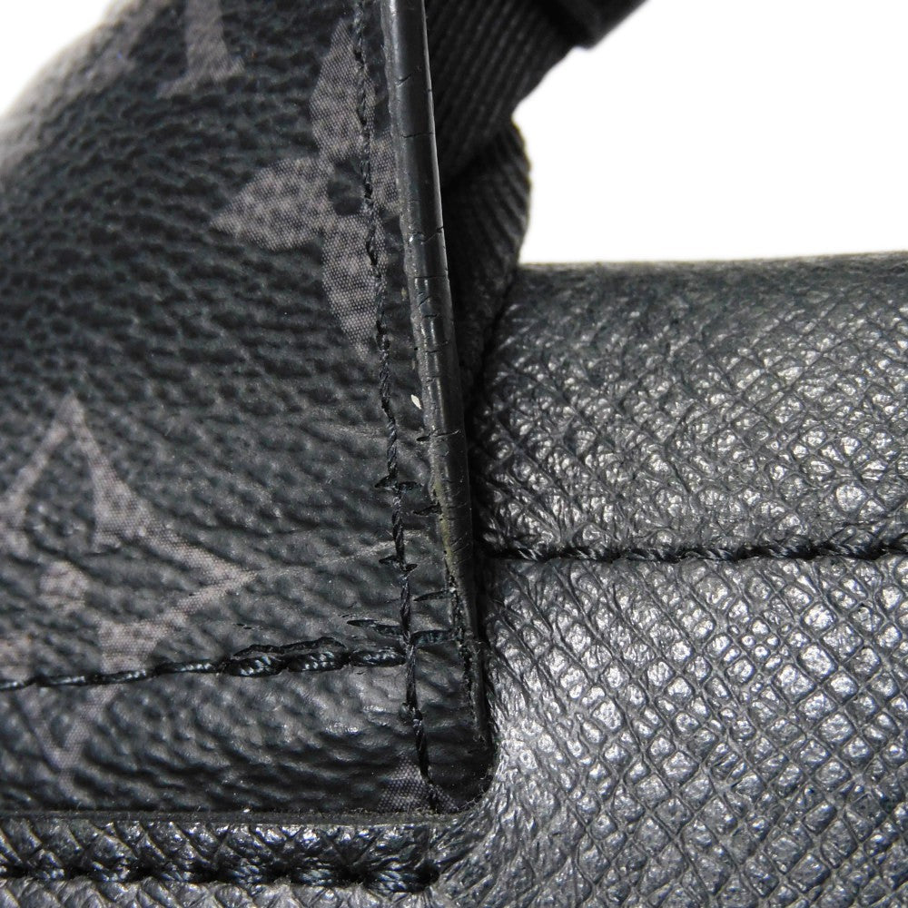 LOUIS VUITTON Backpack M30417 Taiga Leather x Monogram Eclipse Canvas Noir Taigarama monogram Eclipse Day pack