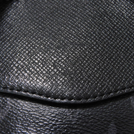 LOUIS VUITTON Backpack M30417 Taiga Leather x Monogram Eclipse Canvas Noir Taigarama monogram Eclipse Day pack