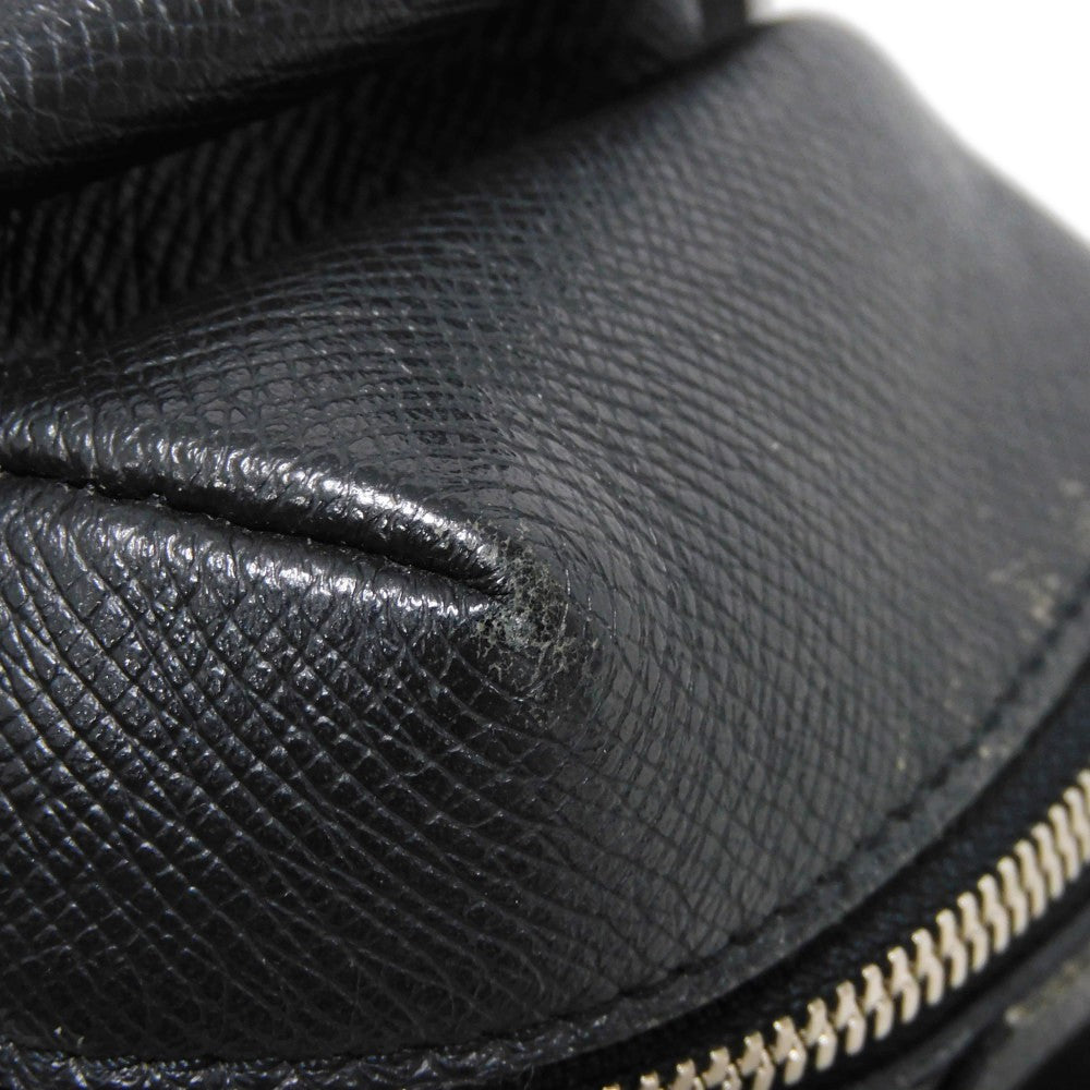 LOUIS VUITTON Backpack M30417 Taiga Leather x Monogram Eclipse Canvas Noir Taigarama monogram Eclipse Day pack