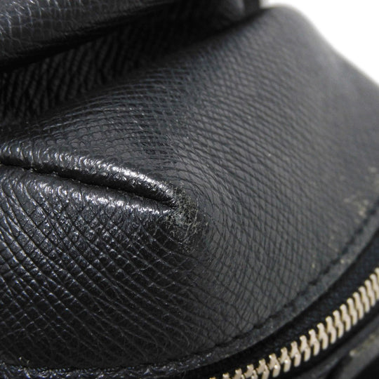 LOUIS VUITTON Backpack M30417 Taiga Leather x Monogram Eclipse Canvas Noir Taigarama monogram Eclipse Day pack