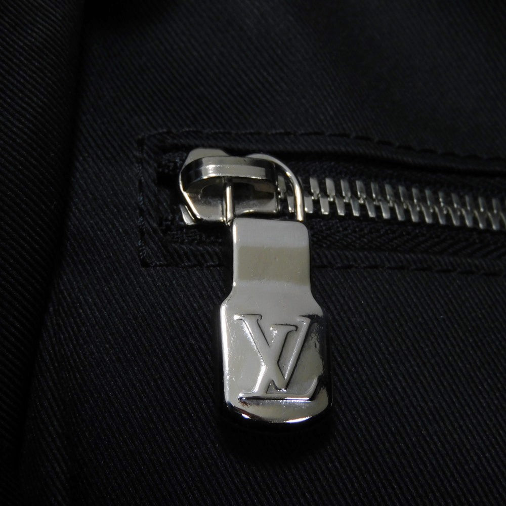 LOUIS VUITTON Backpack M30417 Taiga Leather x Monogram Eclipse Canvas Noir Taigarama monogram Eclipse Day pack