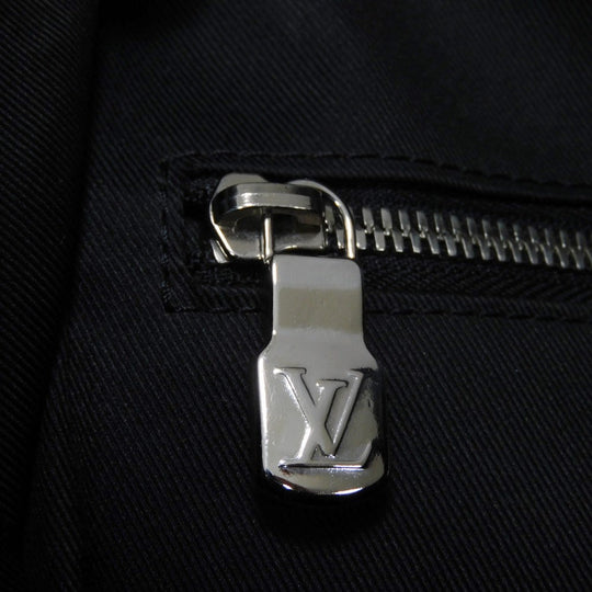 LOUIS VUITTON Backpack M30417 Taiga Leather x Monogram Eclipse Canvas Noir Taigarama monogram Eclipse Day pack