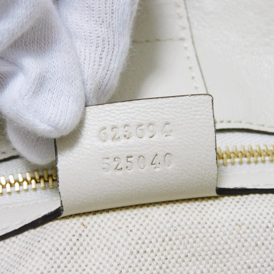 GUCCI Tote Bag 623694 1U10G 9761 GG canvas x calf leather beige GG canvas Horsebit 1955 Tote