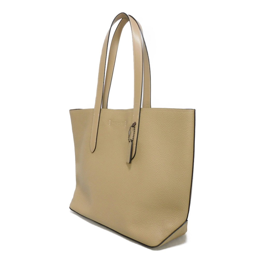 COACH Tote Bag C0240 Sanbarona Leather x Refined Calf Leather beige Logo embossing Gotham Tote 34