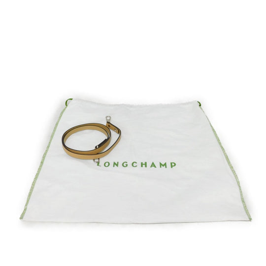Longchamp Handbag 10080883005 Calfskin Camel logo Small Mademoiselle Bucket Bag