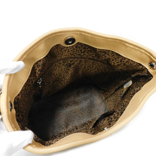 Longchamp Handbag 10080883005 Calfskin Camel logo Small Mademoiselle Bucket Bag