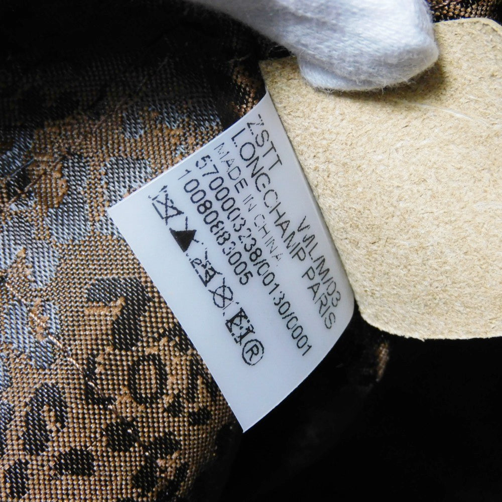 Longchamp Handbag 10080883005 Calfskin Camel logo Small Mademoiselle Bucket Bag