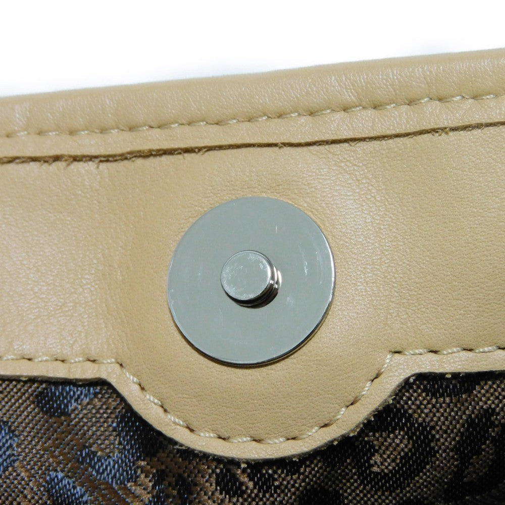 Longchamp Handbag 10080883005 Calfskin Camel logo Small Mademoiselle Bucket Bag