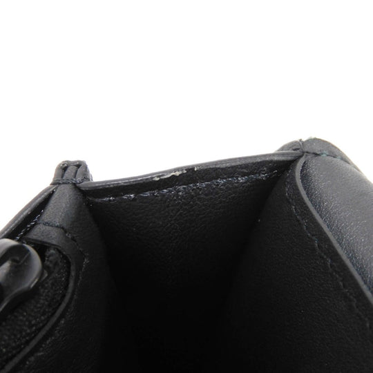 LOUIS VUITTON Long Wallet Purse M69980 Grain leather Noir Aerogram Portefeuille Blaza NM
