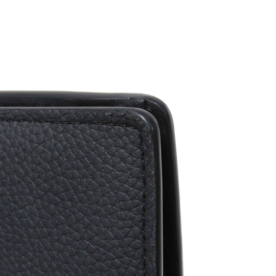 LOUIS VUITTON Long Wallet Purse M69980 Grain leather Noir Aerogram Portefeuille Blaza NM