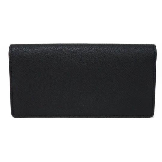 LOUIS VUITTON Long Wallet Purse M69980 Grain leather Noir Aerogram Portefeuille Blaza NM
