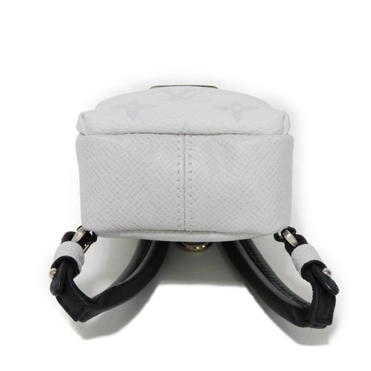 LOUIS VUITTON key ring M69318  Taiga Leather x Monogram Canvas gray Taiga Lama Monogram Bijou Sac Neo Discovery