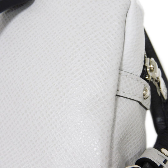 LOUIS VUITTON key ring M69318  Taiga Leather x Monogram Canvas gray Taiga Lama Monogram Bijou Sac Neo Discovery