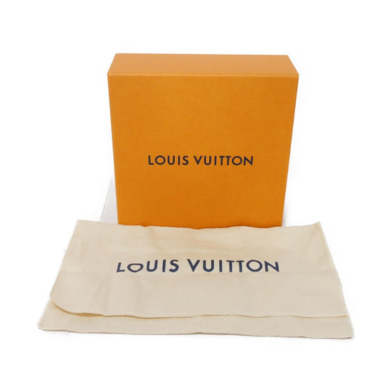 LOUIS VUITTON key ring M69318  Taiga Leather x Monogram Canvas gray Taiga Lama Monogram Bijou Sac Neo Discovery