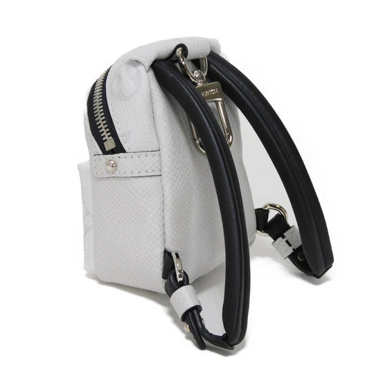 LOUIS VUITTON key ring M69318  Taiga Leather x Monogram Canvas gray Taiga Lama Monogram Bijou Sac Neo Discovery