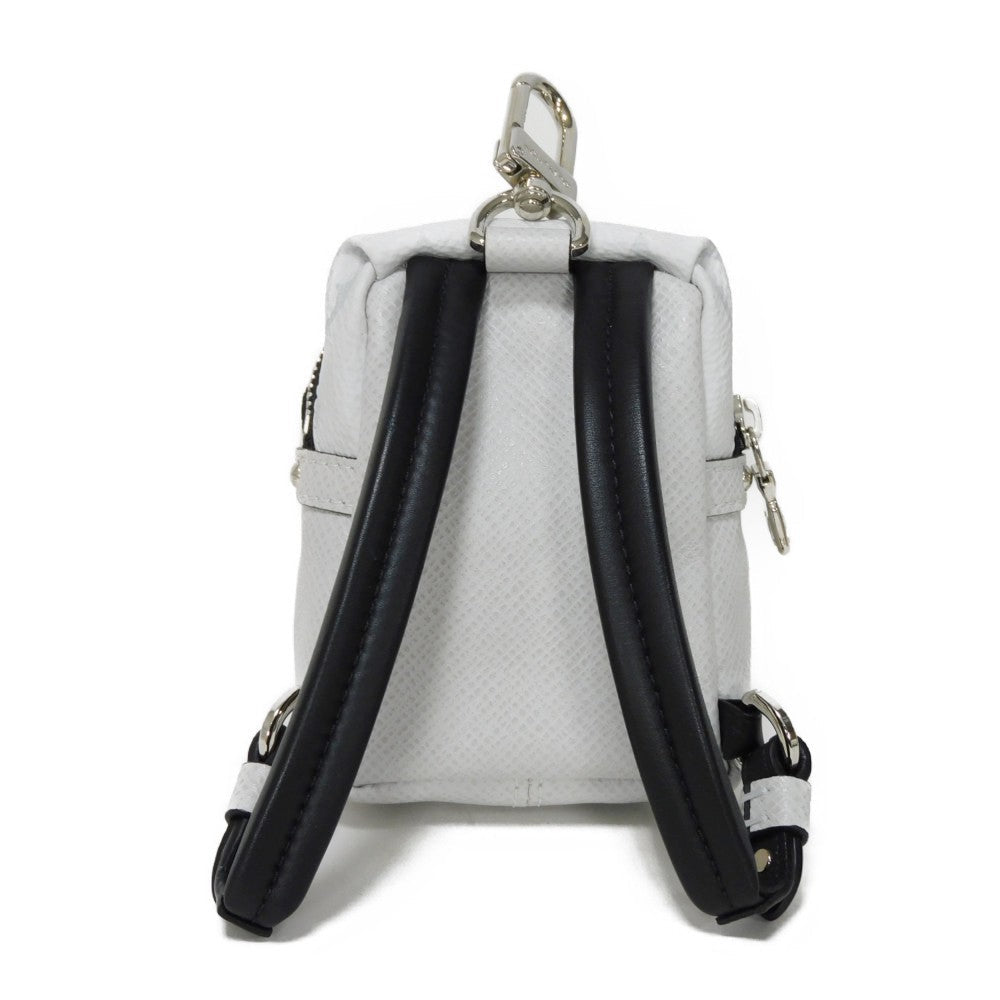 LOUIS VUITTON key ring M69318  Taiga Leather x Monogram Canvas gray Taiga Lama Monogram Bijou Sac Neo Discovery