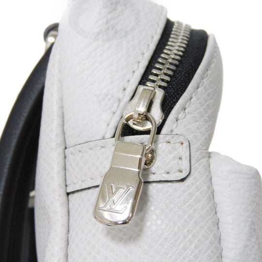 LOUIS VUITTON key ring M69318  Taiga Leather x Monogram Canvas gray Taiga Lama Monogram Bijou Sac Neo Discovery