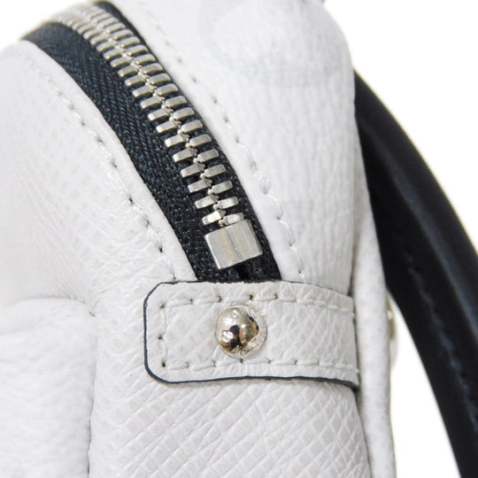 LOUIS VUITTON key ring M69318  Taiga Leather x Monogram Canvas gray Taiga Lama Monogram Bijou Sac Neo Discovery
