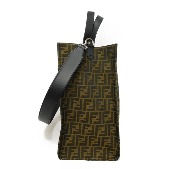 FENDI Tote Bag 8BH357 AR1X F1NPJ canvas khaki Fragment Pokemon Dragonite Sunshine Tote