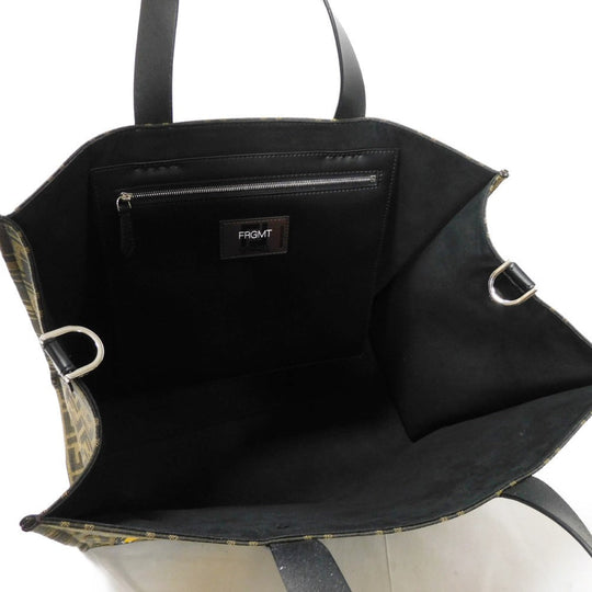 FENDI Tote Bag 8BH357 AR1X F1NPJ canvas khaki Fragment Pokemon Dragonite Sunshine Tote