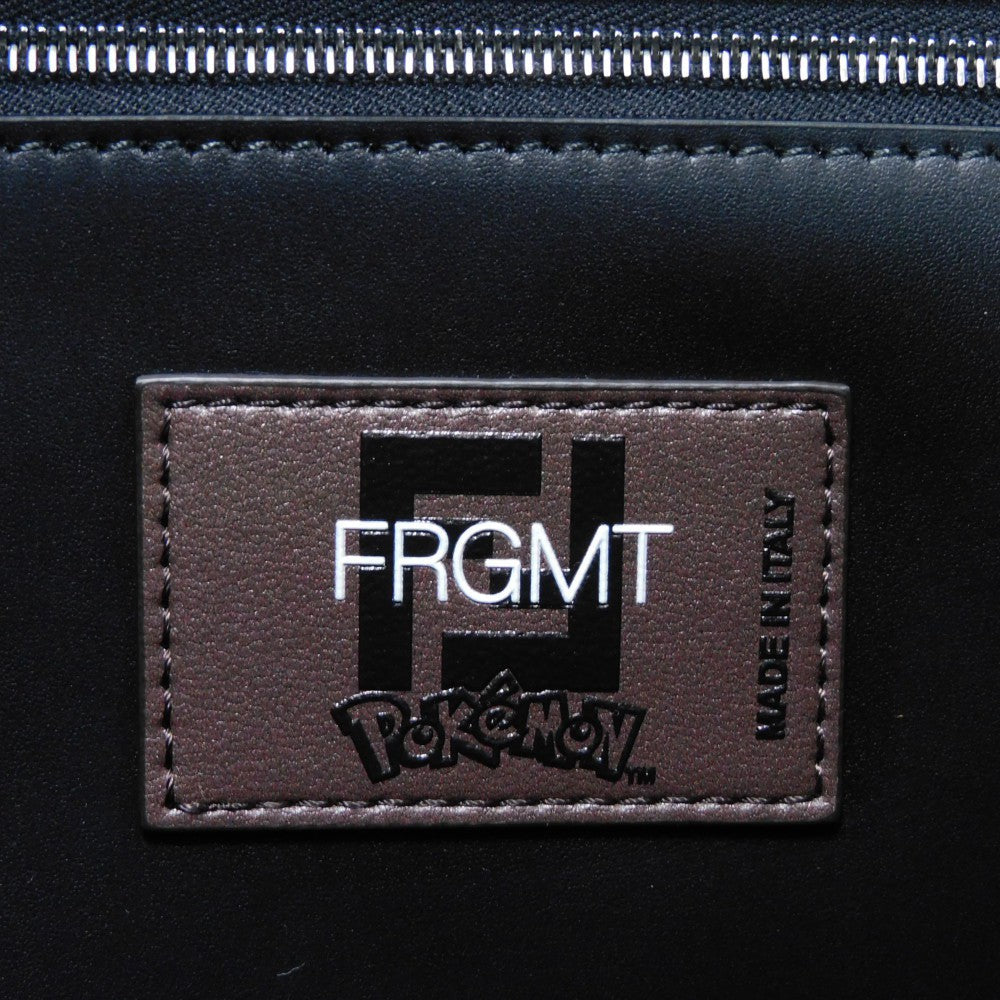 FENDI Tote Bag 8BH357 AR1X F1NPJ canvas khaki Fragment Pokemon Dragonite Sunshine Tote