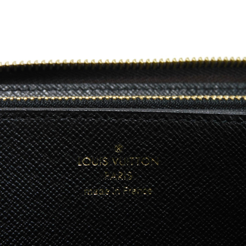 LOUIS VUITTON Long Wallet Purse M82444 Monogram Reverse Canvas x Grained Leather Brown x noir Monogram reverse Zippy wallet