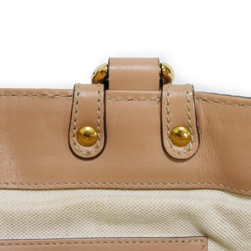 GUCCI Tote Bag 269953 Calf leather (embossed) pink beige GG Shima Scarlet Tote