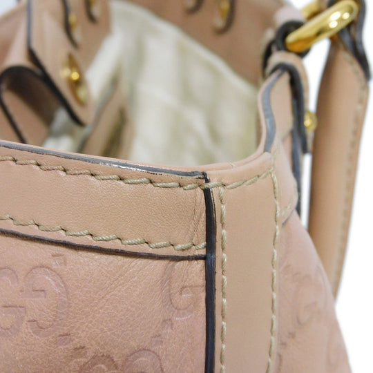 GUCCI Tote Bag 269953 Calf leather (embossed) pink beige GG Shima Scarlet Tote
