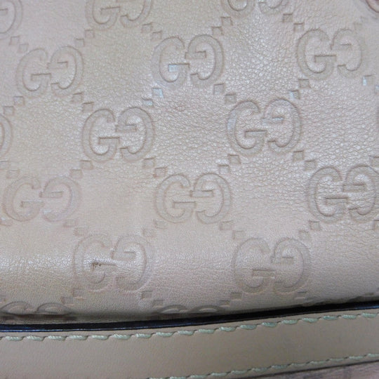 GUCCI Tote Bag 269953 Calf leather (embossed) pink beige GG Shima Scarlet Tote
