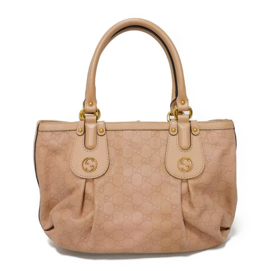 GUCCI Tote Bag 269953 Calf leather (embossed) pink beige GG Shima Scarlet Tote