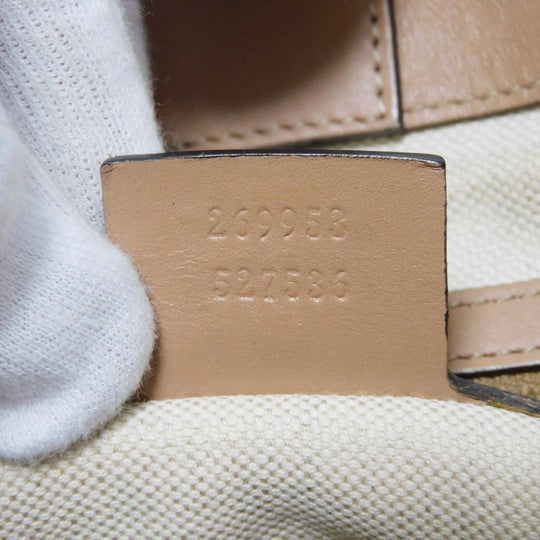 GUCCI Tote Bag 269953 Calf leather (embossed) pink beige GG Shima Scarlet Tote