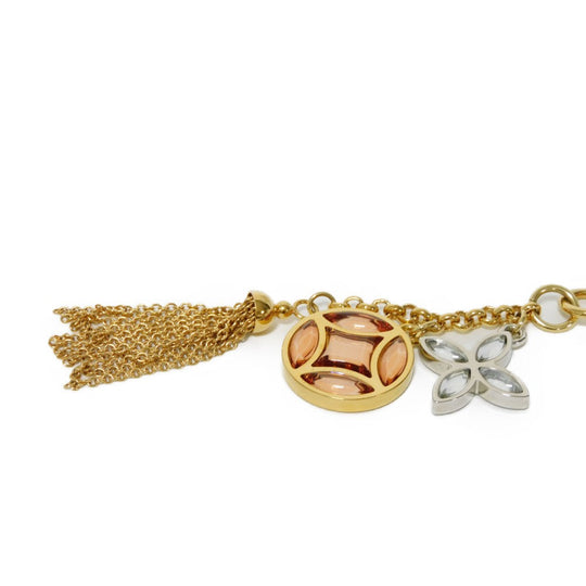 LOUIS VUITTON key ring M66780 Resin Clear pink Monogram Flower Portocle Ice Flower