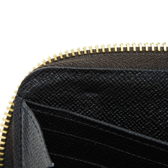 LOUIS VUITTON Long Wallet Purse M82444 Monogram Reverse Canvas x Grained Leather Brown x noir Monogram reverse Zippy wallet