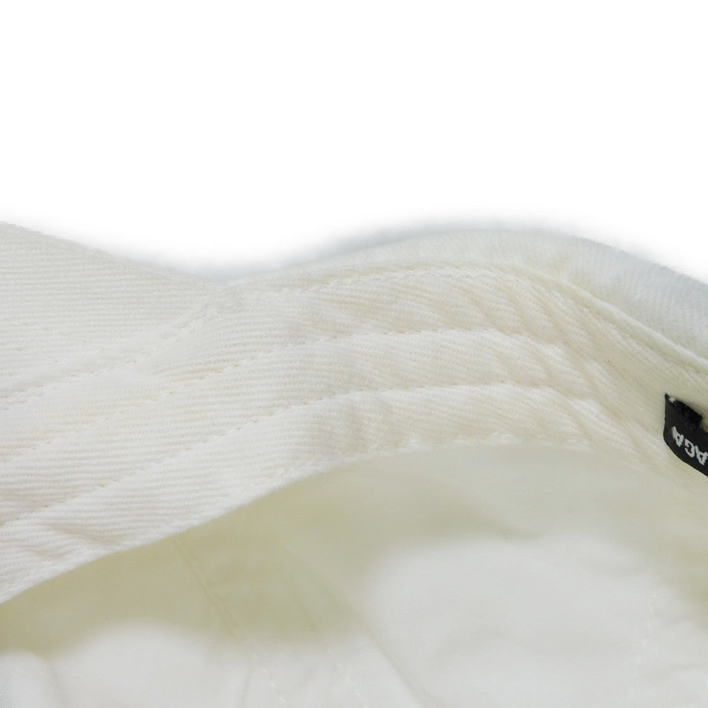 BALENCIAGA hat 680748 410B2 cotton white PARIS embroidery Cities Paris logo baseball cap