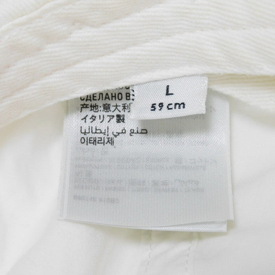 BALENCIAGA hat 680748 410B2 cotton white PARIS embroidery Cities Paris logo baseball cap